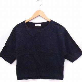 アナディス(d'un a' dix)のアナディス dun a dix Tシャツ カットソー 前後切替 レース 丸首 五(その他)