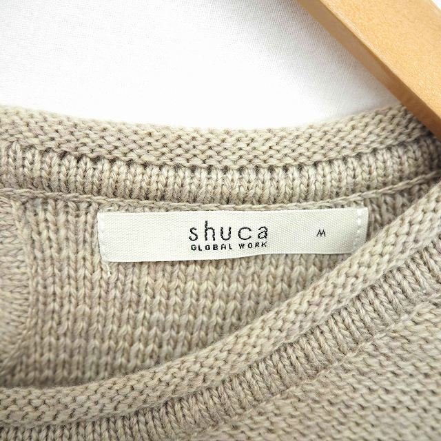 shuca(シュカ)のシュカ Shuca GLOBAL WORK ニット セーター 丸首 無地 シンプ レディースのトップス(ニット/セーター)の商品写真