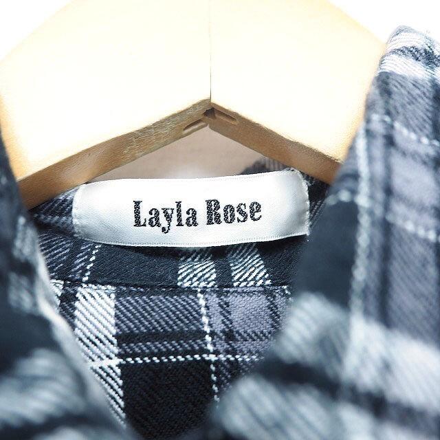 Layla Rose(レイラローズ)のレイラローズ Layla Rose シャツ ブラウス チェック フロントボタン レディースのトップス(シャツ/ブラウス(長袖/七分))の商品写真