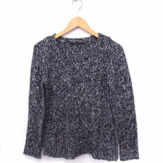 マウジー(moussy)のマウジー moussy ニット セーター ケーブル編み Vネック 長袖 ウール混(ニット/セーター)