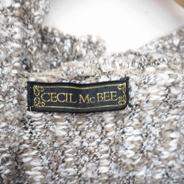 CECIL McBEE(セシルマクビー)のセシルマクビー CECIL McBEE カーディガン ニット トッパー フード レディースのトップス(カーディガン)の商品写真