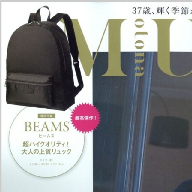 BEAMS(ビームス)の大人ミューズ付録BEAMSリュック レディースのバッグ(リュック/バックパック)の商品写真