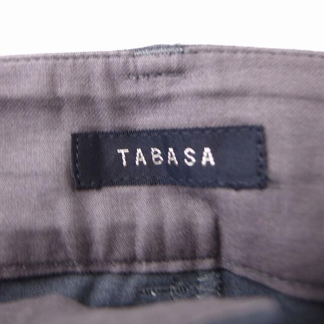 TABASA(タバサ)のタバサ TABASA パンツ テーパード ストレッチ 無地 シンプル 34 グレ エンタメ/ホビーのコスプレ(その他)の商品写真