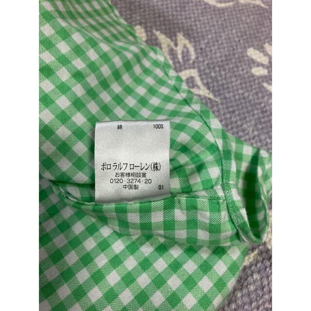 Ralph Lauren(ラルフローレン)のラルフローレン  グリーンチェック　130 キッズ/ベビー/マタニティのキッズ服男の子用(90cm~)(ブラウス)の商品写真