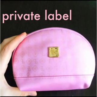 プライベートレーベル(PRIVATE LABEL)のプライベートレーベル　ピンク　ポーチ　未使用品(ポーチ)