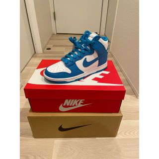 ナイキ(NIKE)のNIKE DUNK HIGH チャンピオンシップブルー(スニーカー)