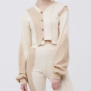 viavanda Knit Cutting Cardigan ※値下げ中(カーディガン)