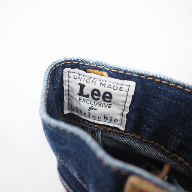 Lee(リー)のリー LEE デニム ジーンズ ロング シンプル レザー M インディゴ 紺 / エンタメ/ホビーのコスプレ(その他)の商品写真