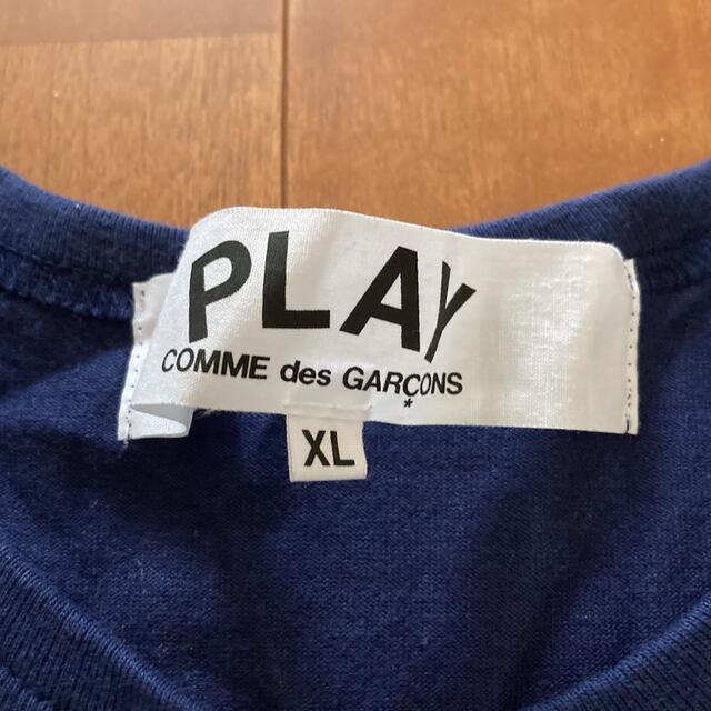 COMME des GARCONS(コムデギャルソン)のPLAY プレイ　コムデギャルソン　Tシャツ　XL メンズのトップス(Tシャツ/カットソー(半袖/袖なし))の商品写真