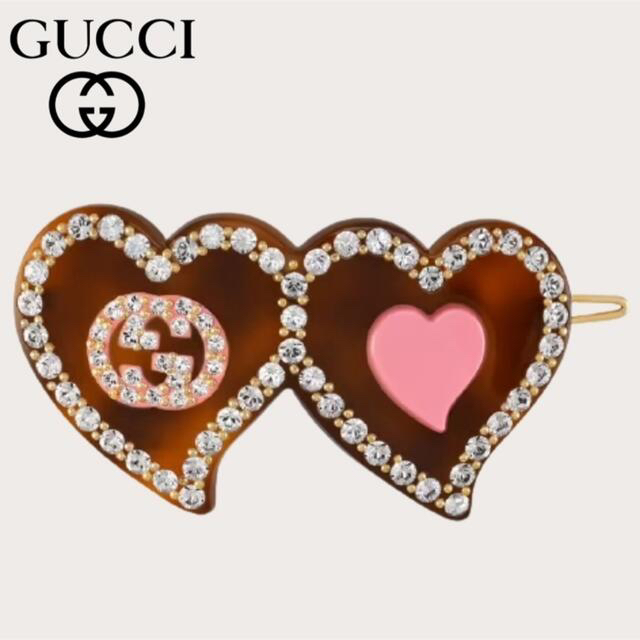 Gucci - GUCCI グッチ インターロッキングG ＆ハート ヘアクリップ ヘアピンの通販 by Maria's shop｜グッチならラクマ