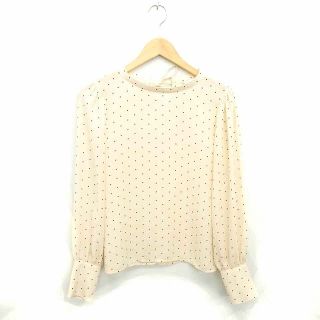 マウジー(moussy)のマウジー moussy カットソー ブラウス ドット プルオーバー 透け感 長袖(その他)