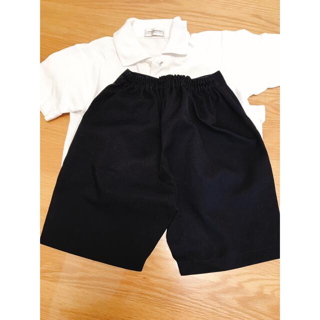 ハッピークローバー120バミューダ&ポロシャツ120 キッズ/ベビー/マタニティのキッズ服男の子用(90cm~)(パンツ/スパッツ)の商品写真