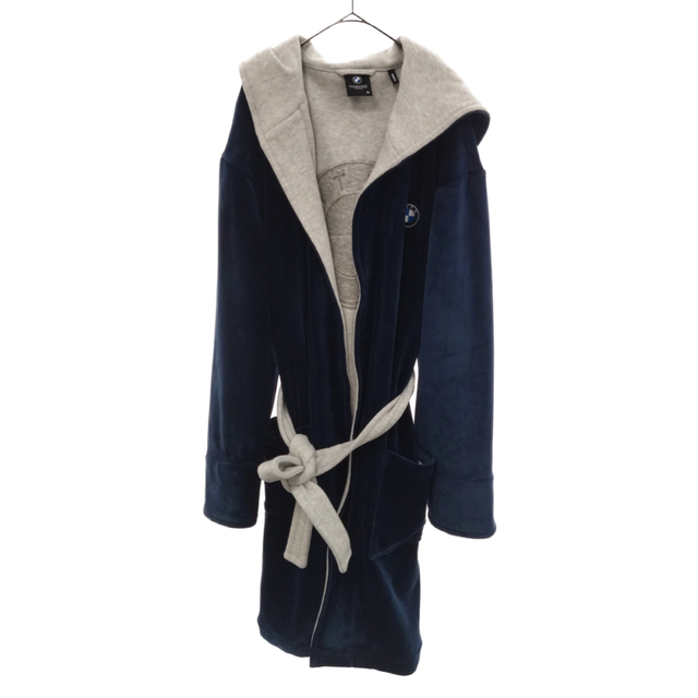KITH キス ×BMW VELOUR ベロア ロングコートガウン ネイビー 【送料0円