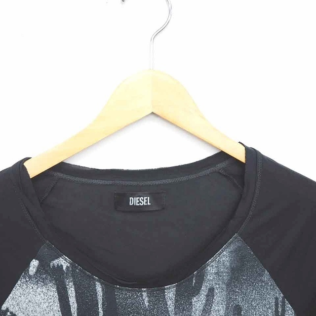 DIESEL(ディーゼル)のディーゼル DIESEL 国内正規品 カットソー Tシャツ 丸首 総柄 薄手 ラ エンタメ/ホビーのコスプレ(その他)の商品写真