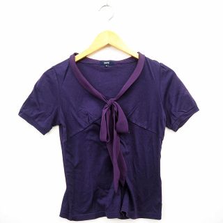 ロペ(ROPE’)のロペ ROPE Tシャツ カットソー 無地 リボン 丸首 半袖 コットン 綿 M(その他)