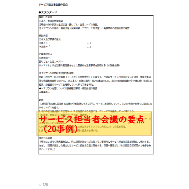 2冊セット)ケアプラン文例【居宅版+予防版】 - www.usftl.com