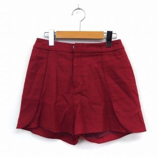 ムルーア(MURUA)のムルーア MURUA パンツ ショートパンツ シンプル ポケット ウール M ピ(ショートパンツ)