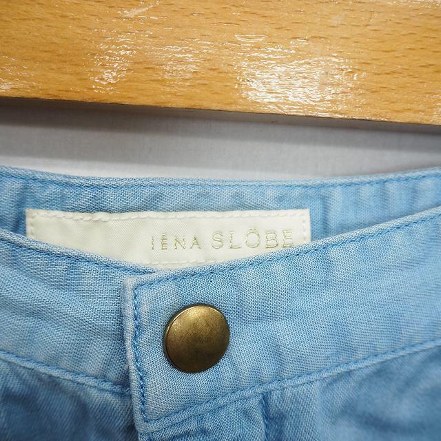 SLOBE IENA(スローブイエナ)のイエナ スローブ IENA SLOBE スカート フレア ミニ ウォッシュ加工 レディースのスカート(ミニスカート)の商品写真