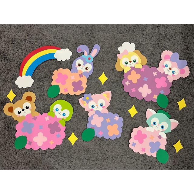 【New6月壁面】あじさい 梅雨 ハンドメイド 壁面飾り