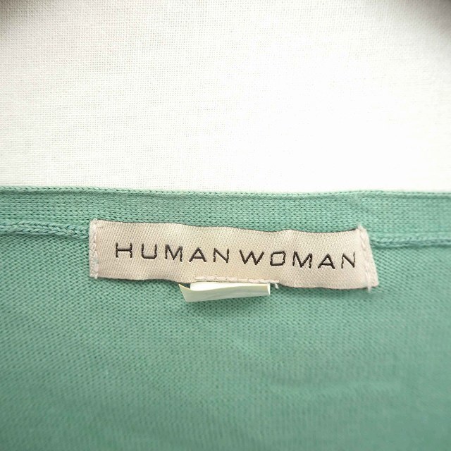 HUMAN WOMAN(ヒューマンウーマン)のヒューマンウーマン HUMAN WOMAN ニット セーター カシュクール 薄手 レディースのトップス(ニット/セーター)の商品写真