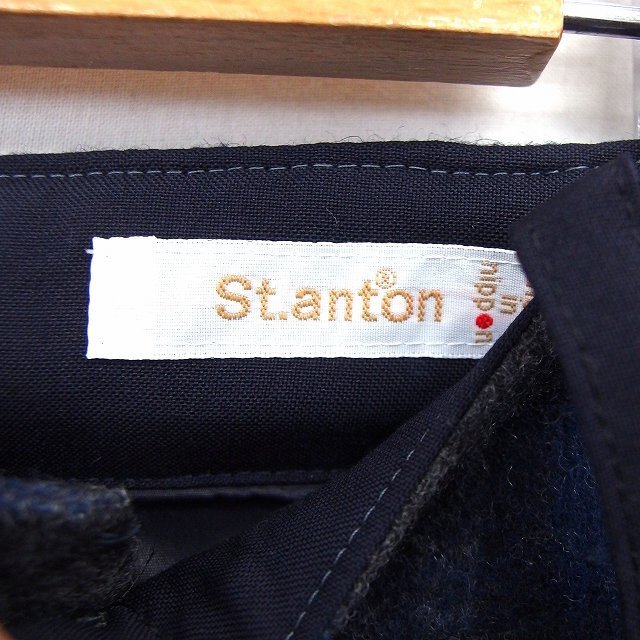 other(アザー)のST.ANTON パンツ スラックス チェック ジップフライ ポケット 2 ネイ レディースのパンツ(その他)の商品写真