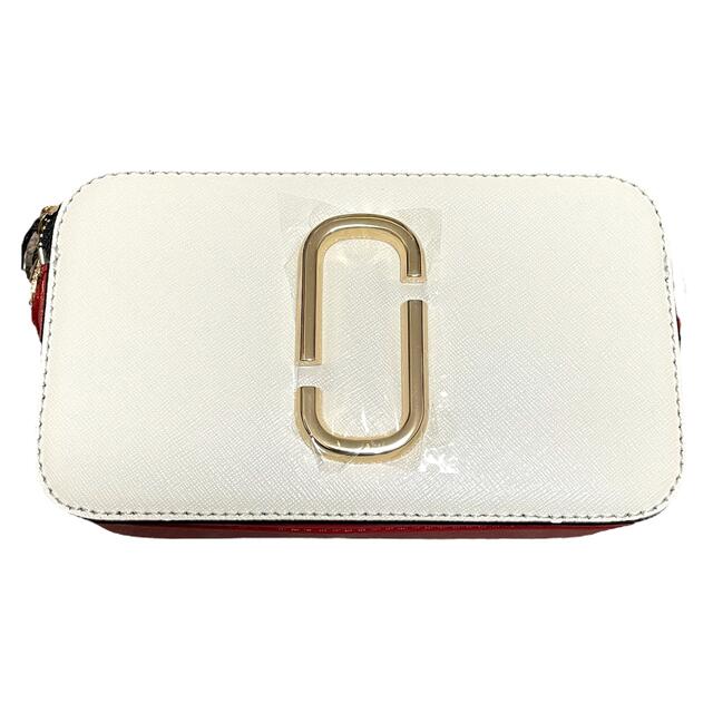 MARC JACOBS - 【新品未使用】MARC JACOBS スナップショット 白×赤×黒