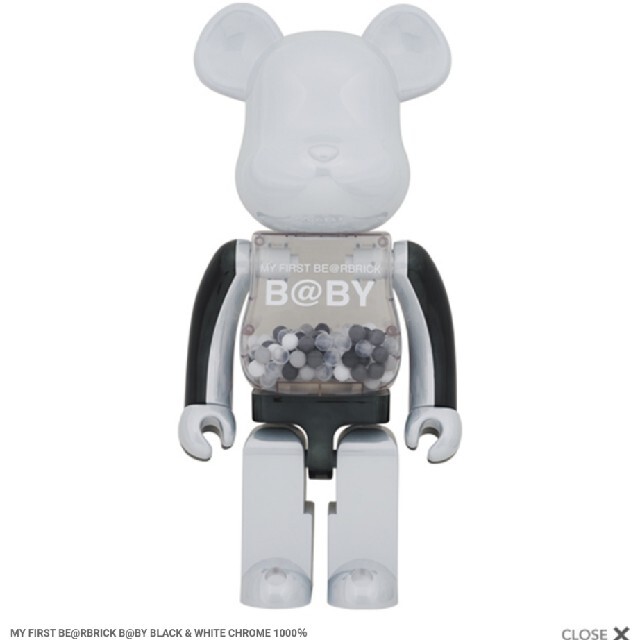 chiakiMY FIRST BE@RBRICK B@BY BLACK & WHITE