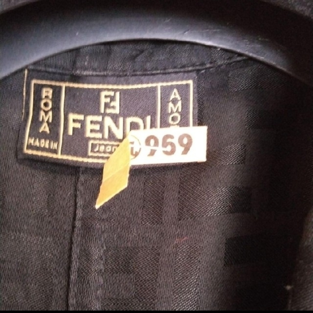 FENDI(フェンディ)のFENDI ズッカ柄  春夏 秋 リネン ジャケット レディースのジャケット/アウター(その他)の商品写真