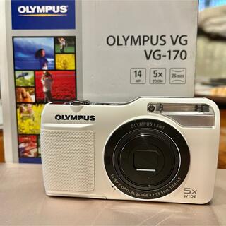 オリンパス(OLYMPUS)の［値下げ］OLYMPUS コンパクトデジカメ  VG VG-170 WHITE(コンパクトデジタルカメラ)