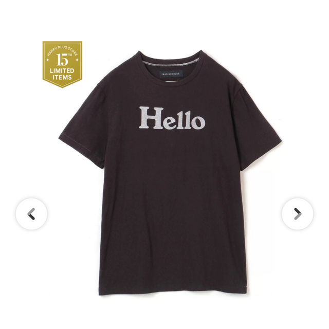 今季♡美品♡マディソンブルー Hello ハロー Tシャツ ロゴT 02 値引き
