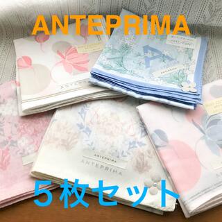 ANTEPRIMA - 新品未使用アンテプリマANTEPRIMAハンカチ5枚セットパールお花モチーフ付き