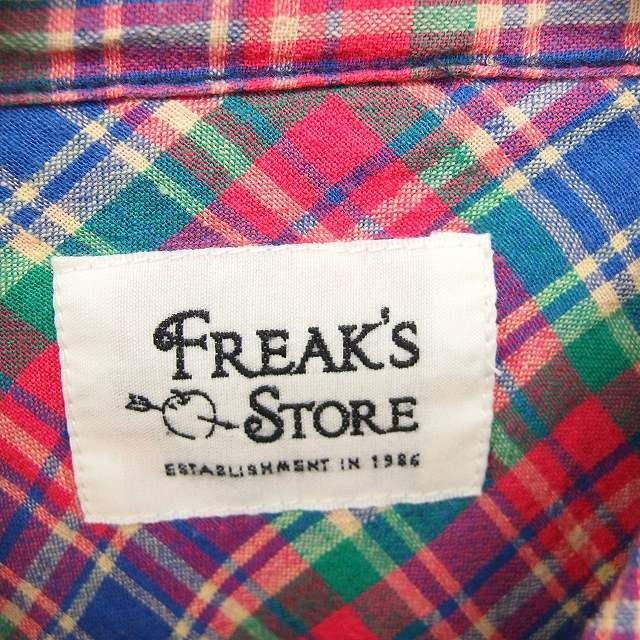 FREAK'S STORE(フリークスストア)のフリークスストア FREAKS STORE シャツ ブラウス チェック ステンカ レディースのトップス(シャツ/ブラウス(長袖/七分))の商品写真