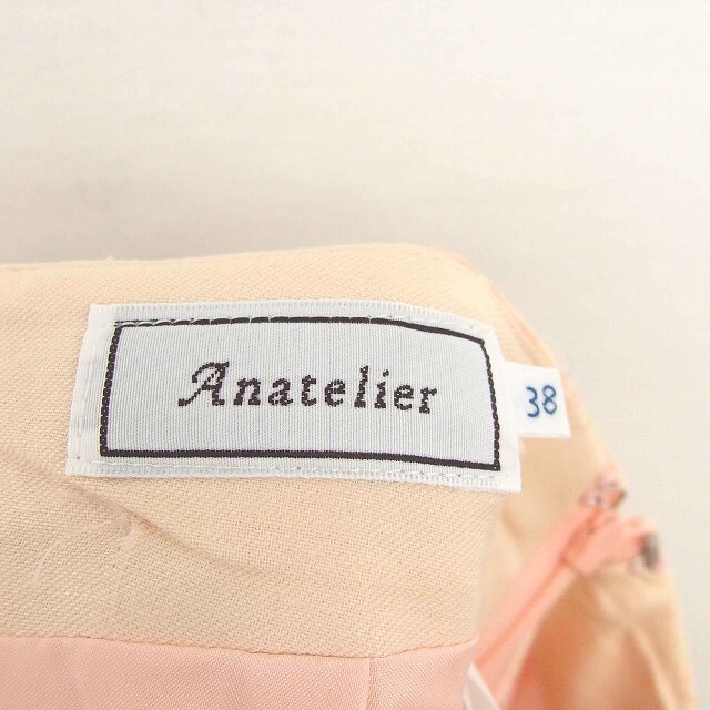 anatelier(アナトリエ)のアナトリエ ANATELIER スカート タイト ひざ丈 タック 総柄 サイドジ レディースのスカート(ひざ丈スカート)の商品写真