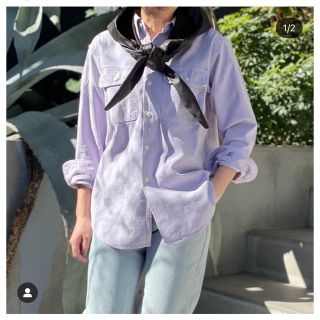 MADISONBLUE - マディソンブルー ハンプトン バックサテンシャツ