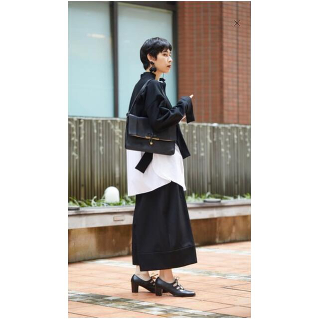 ポイントキャンペーン中 【ENFOLD】FINE WOOLギャバ ワイドキュロット