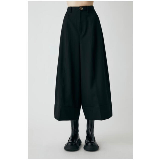 エンフォルド WOOLギャバ ワイドキュロットTROUSER-