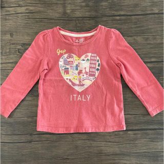 ベビーギャップ(babyGAP)のbabyGAP  ピンク　ロンT  サイズ90(Tシャツ/カットソー)