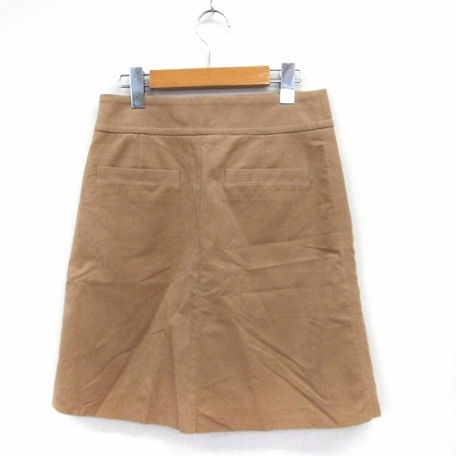 MACPHEE(マカフィー)のマカフィー MACPHEE トゥモローランド スカート 台形 膝丈 フロントポケ レディースのスカート(ひざ丈スカート)の商品写真
