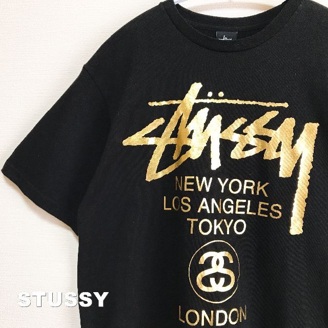 STUSSY(ステューシー)の【STUSSY】ステューシー WORLD TOUR HARLEM Tシャツ メンズのトップス(Tシャツ/カットソー(半袖/袖なし))の商品写真