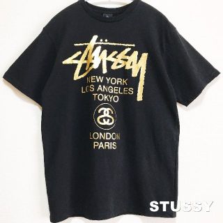 ステューシー(STUSSY)の【STUSSY】ステューシー WORLD TOUR HARLEM Tシャツ(Tシャツ/カットソー(半袖/袖なし))