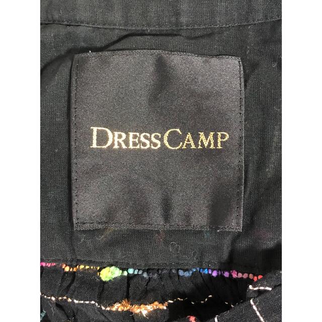 DRESS CAMP ドレスキャンプ　タイ付シャツ　ロングシャツ