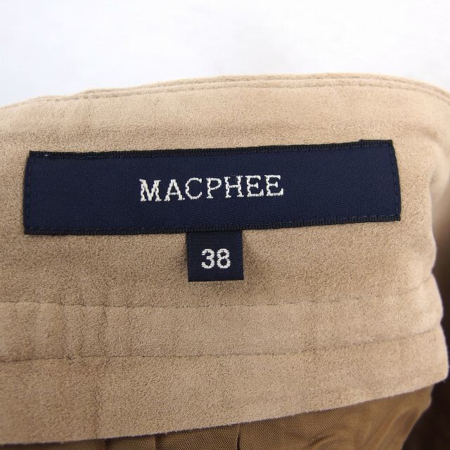 MACPHEE(マカフィー)のマカフィー MACPHEE トゥモローランド スカート 台形 膝丈 フロントポケ レディースのスカート(ひざ丈スカート)の商品写真