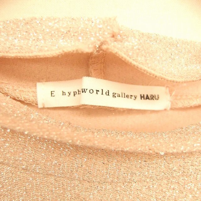 E hyphen world gallery(イーハイフンワールドギャラリー)のイーハイフンワールドギャラリー E HYPHEN WORLD GALLERY カ レディースのトップス(カットソー(長袖/七分))の商品写真