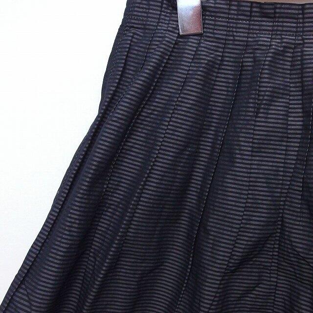 MACPHEE(マカフィー)のマカフィー MACPHEE トゥモローランド スカート ボーダー フレア ひざ丈 レディースのスカート(ひざ丈スカート)の商品写真