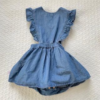 キャラメルベビー&チャイルド(Caramel baby&child )のトコトヴィンテージ tocoto vintage 2y ロンパース フリル(ワンピース)