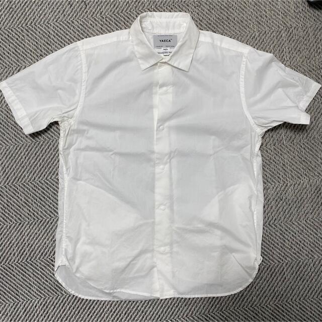 YAECA コンフォートシャツ　半袖  白　S