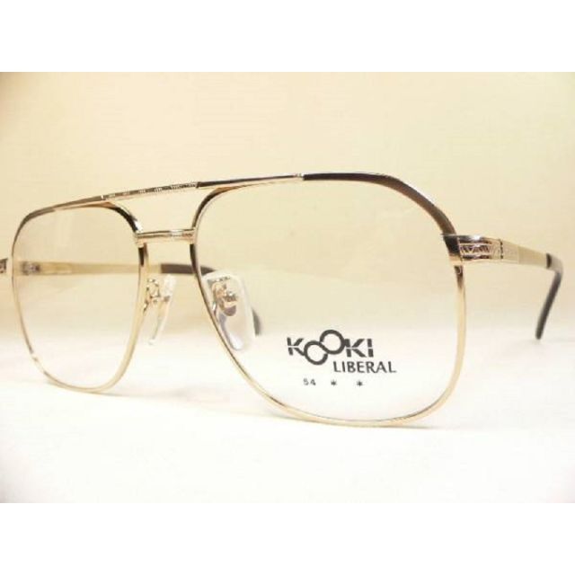 KOOKI ヴィンテージ 眼鏡 フレーム チタン スクエア(パリ)型 増永眼鏡
