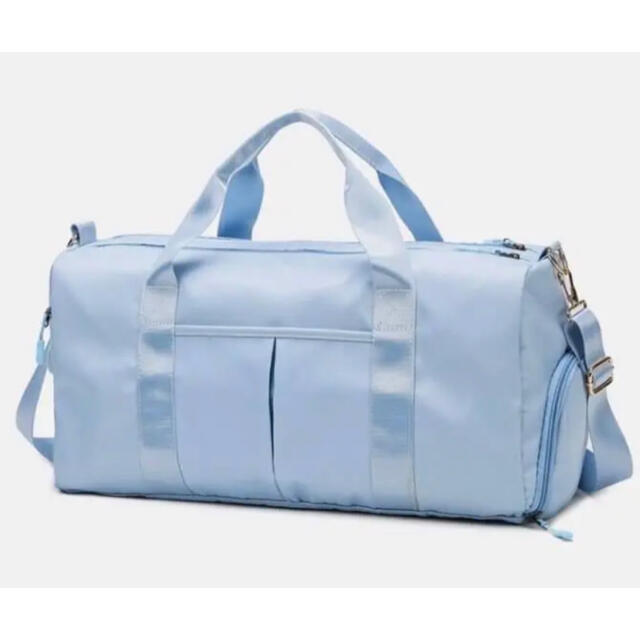 ☆ライトブルー☆ 2way ボストンバッグ 大容量 多機能 レディースのバッグ(ボストンバッグ)の商品写真
