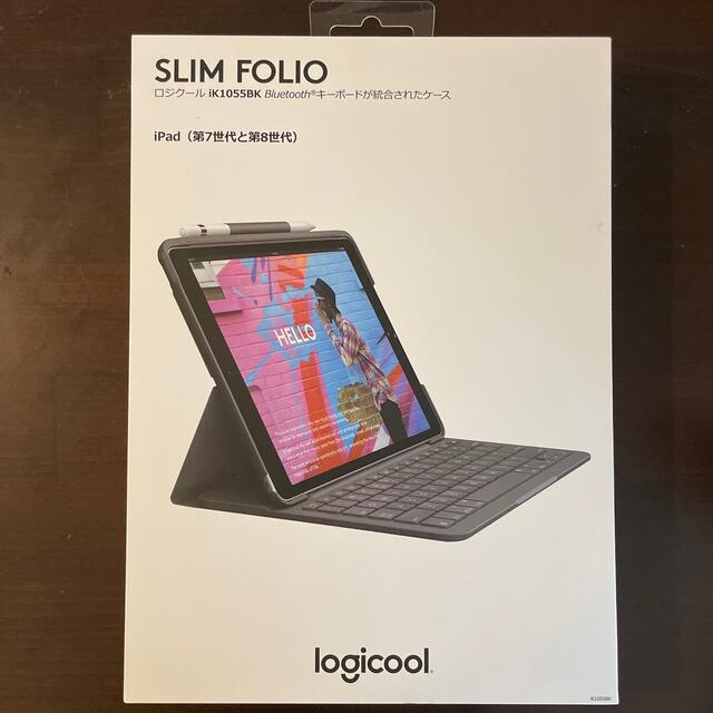 【logicool】SLIM FOLIO iPad キーボード一体型ケース　 スマホ/家電/カメラのスマホアクセサリー(iPadケース)の商品写真