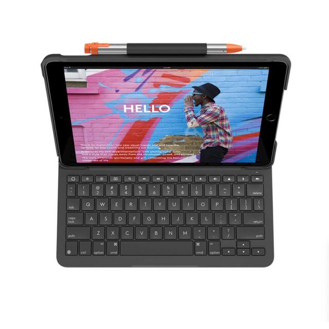 【logicool】SLIM FOLIO iPad キーボード一体型ケース　 スマホ/家電/カメラのスマホアクセサリー(iPadケース)の商品写真